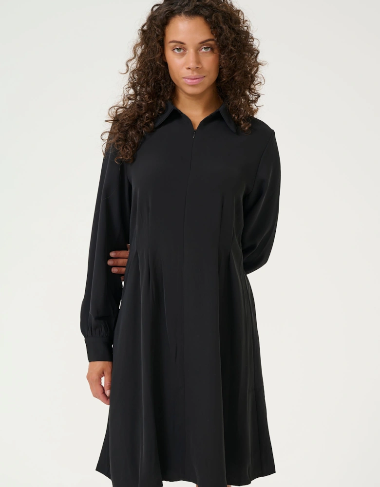 KAsigna Long Sleeve Collared Dress