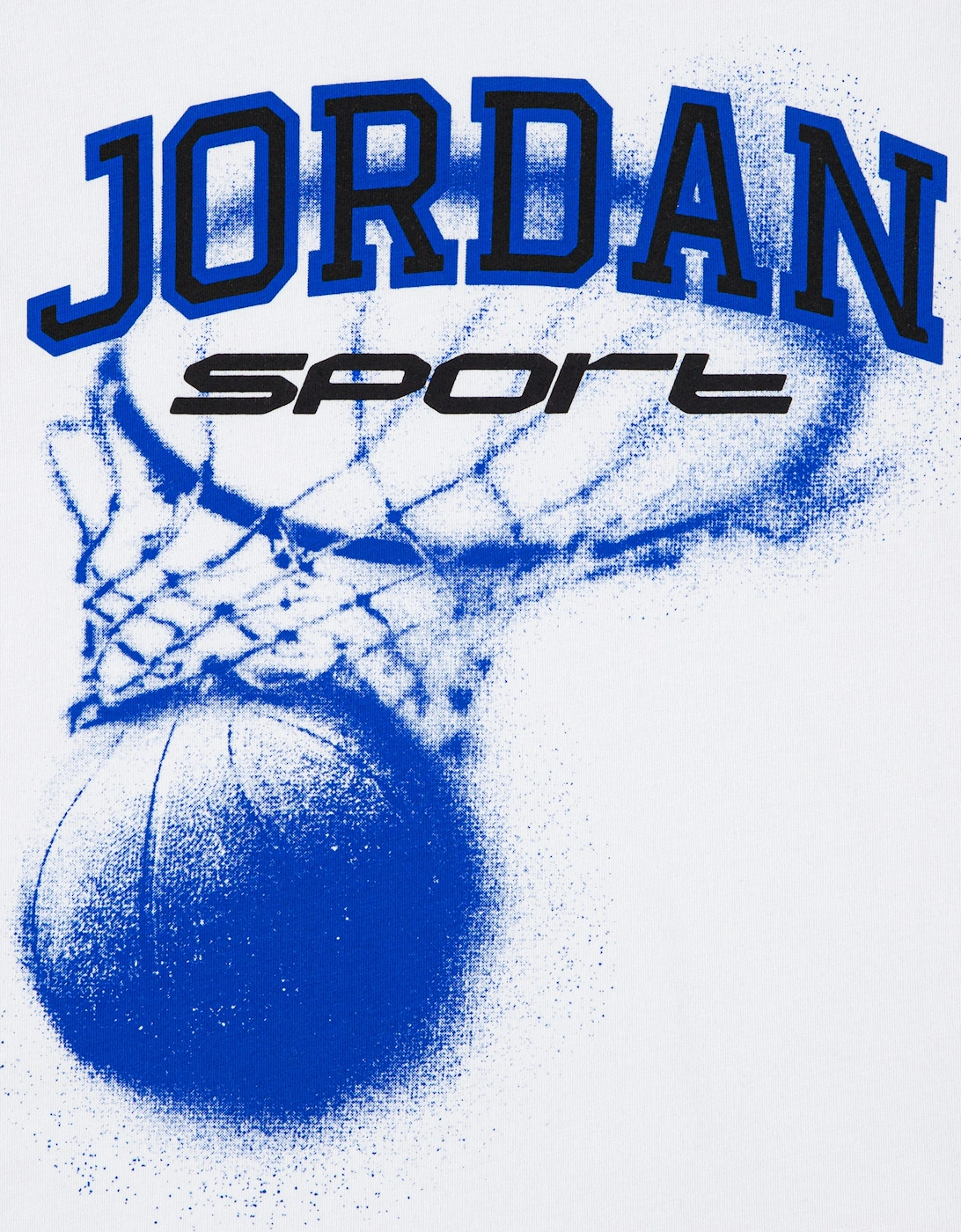 Boys MJ Sport Hoop DF T-Shirt in White
