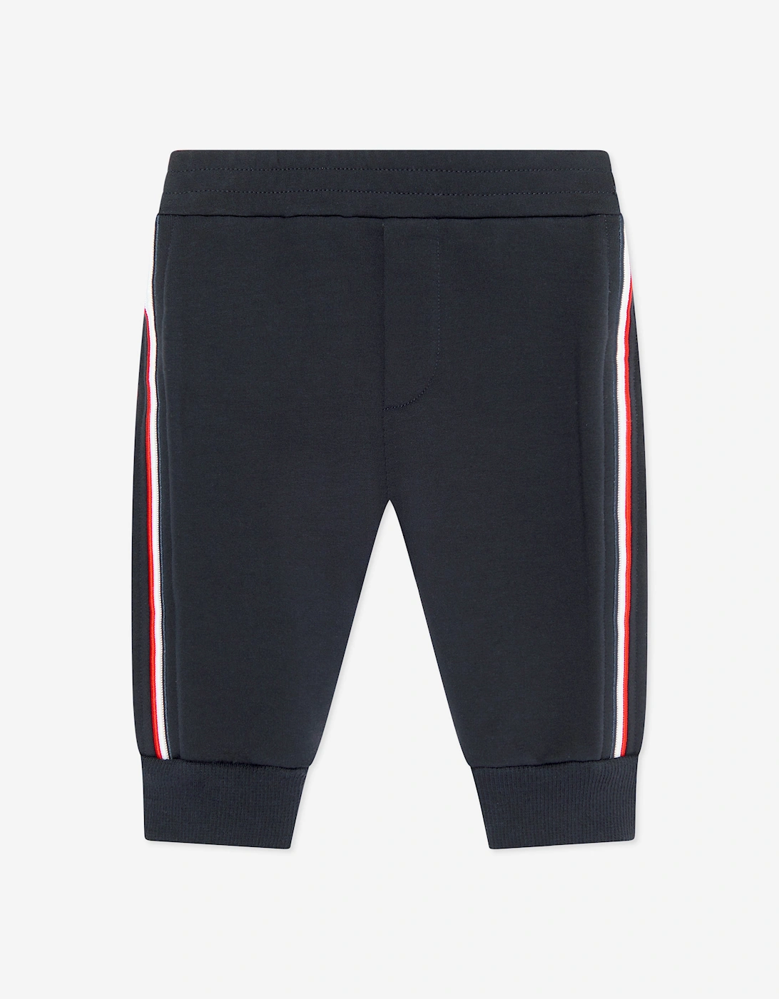 Enfant Baby Boys Tricolour Joggers in Navy, 5 of 4