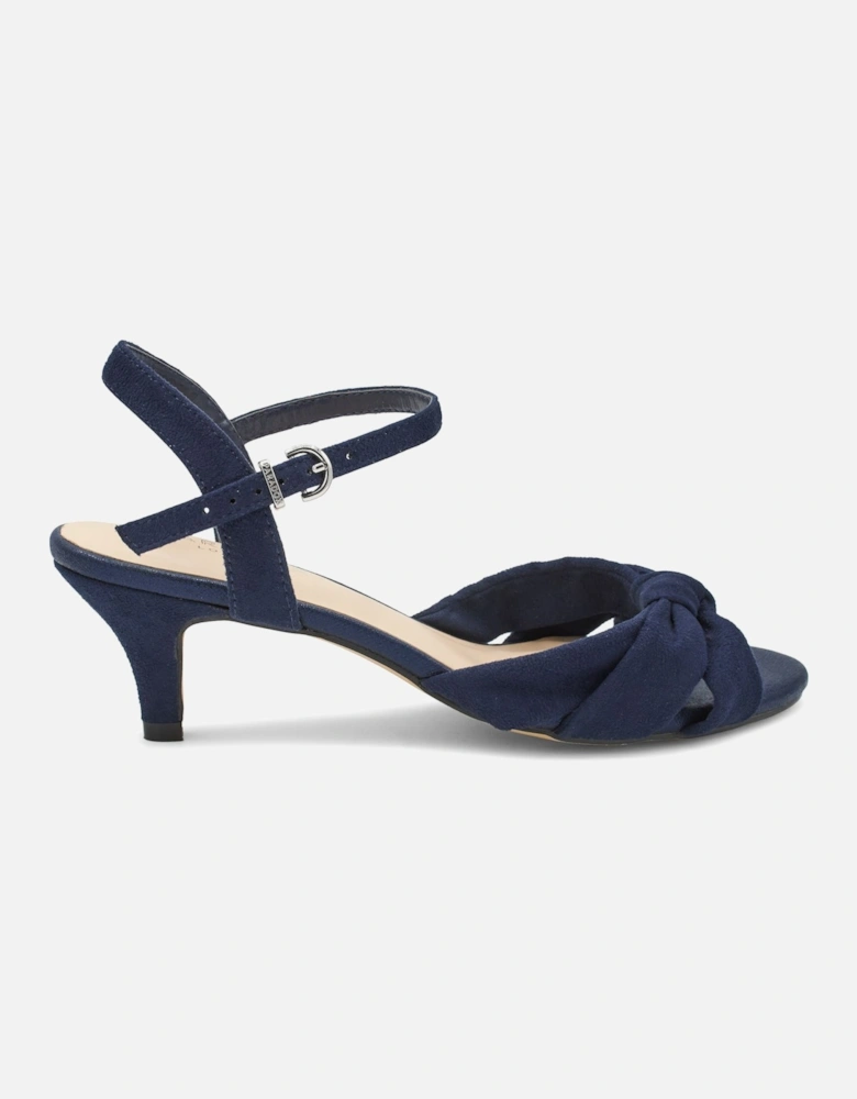'Monique' Metallic  Kitten Heel Heeled Sandal
