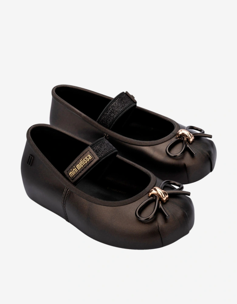 Girls Sophie Ballet Flats in Black
