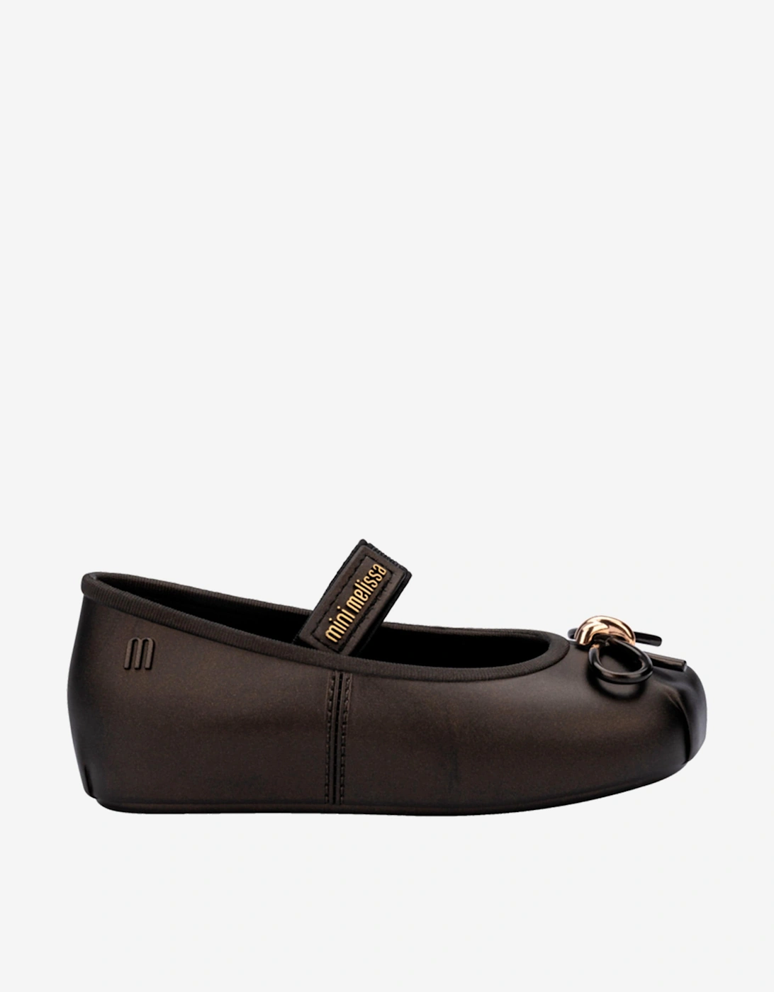 Girls Sophie Ballet Flats in Black, 5 of 4