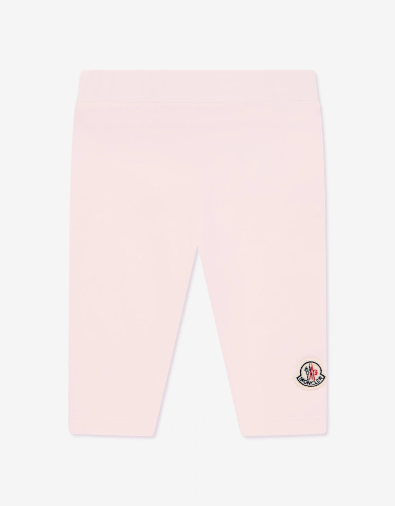 Enfant Baby Girls Logo Leggings in Pink