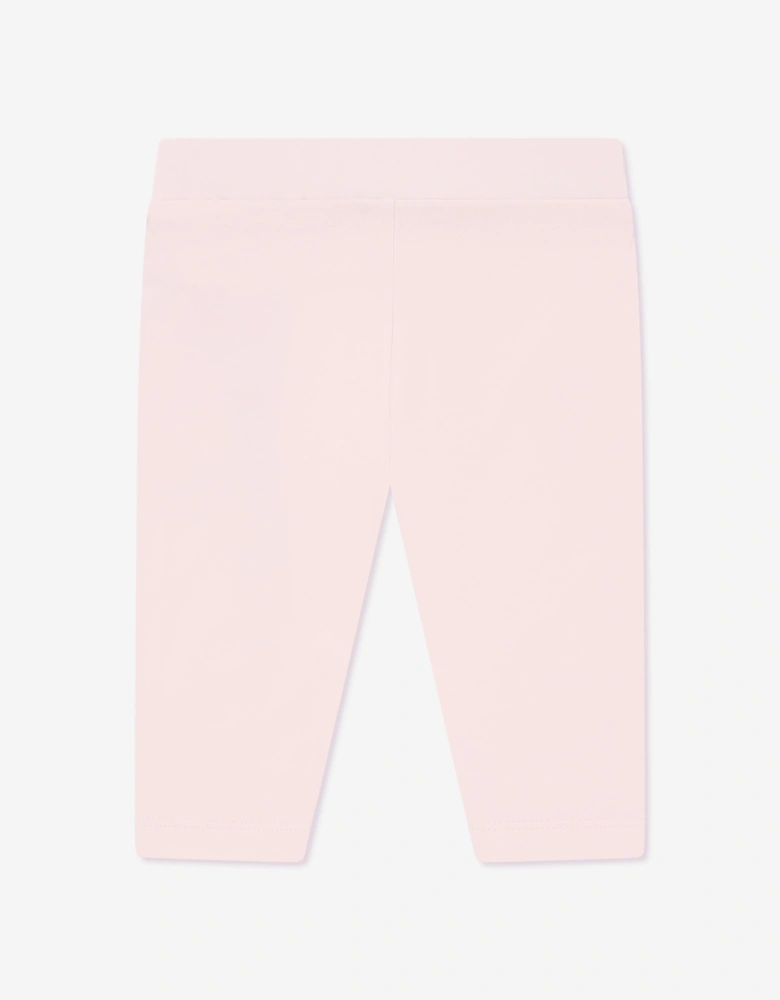 Enfant Baby Girls Logo Leggings in Pink