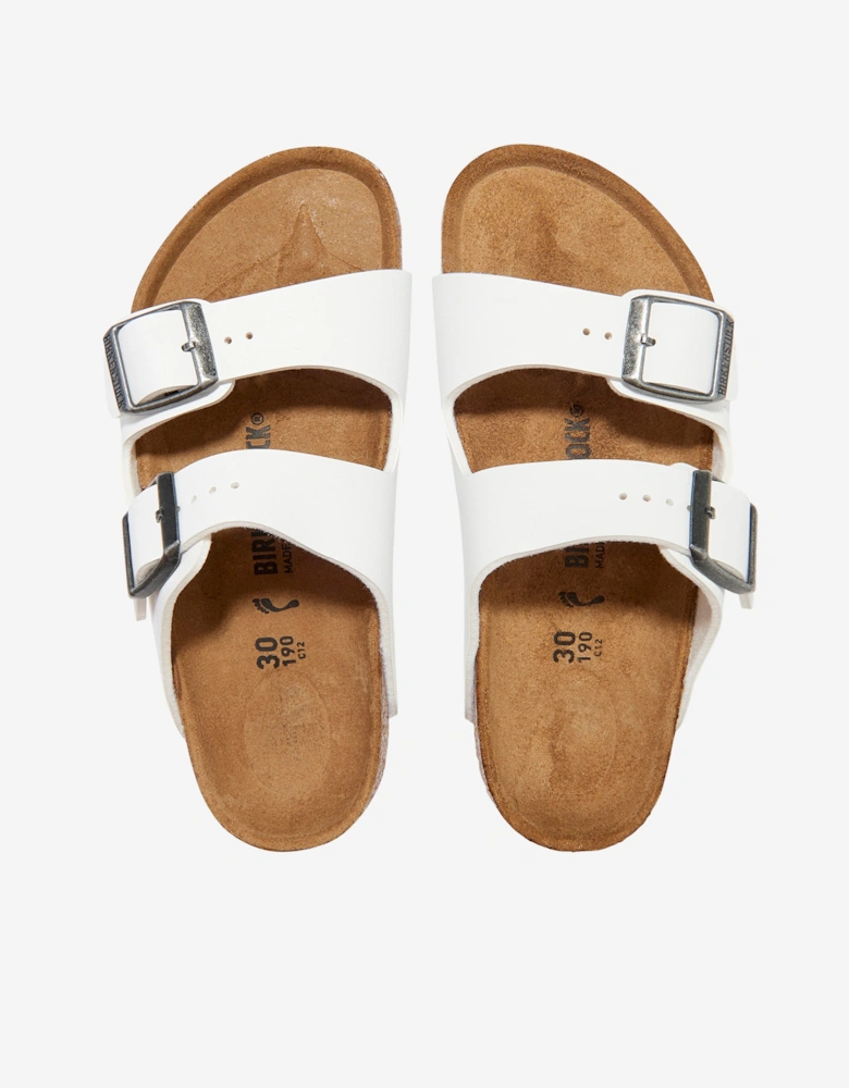 BIRKENSTOCK Kids Arizona Sandals in White