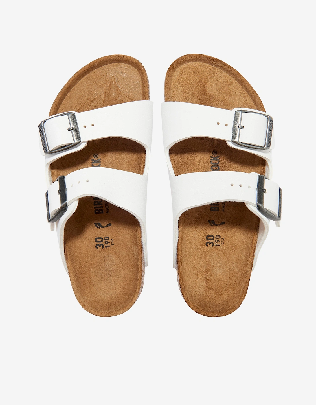 BIRKENSTOCK Kids Arizona Sandals in White