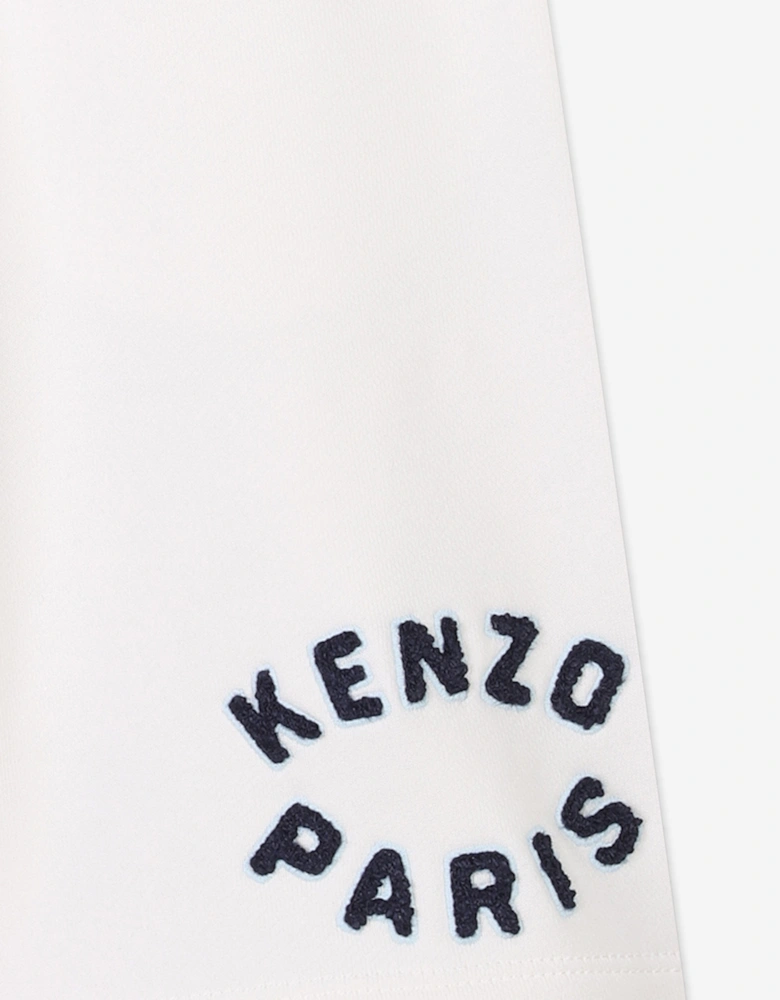 Kids Logo Bermuda Shorts in Ivory