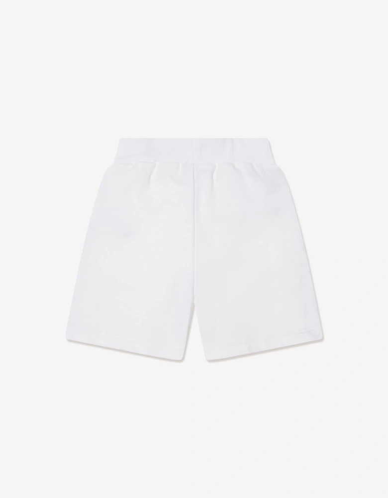 Girls Logo Jersey Shorts in White