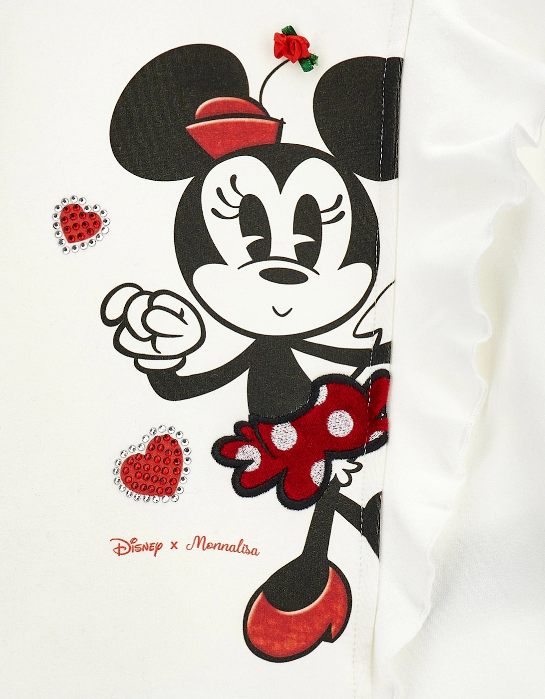 Baby Girls Minnie Mouse Dress in Ivory