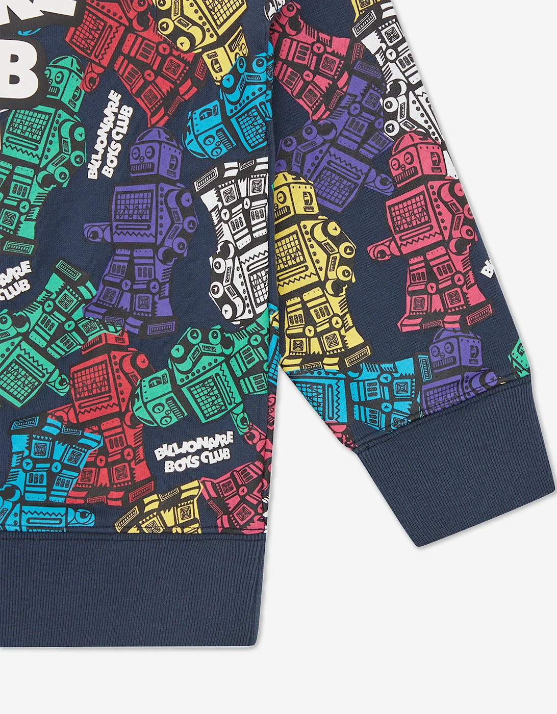 Boys Robot Sweatshirt in Multicolour