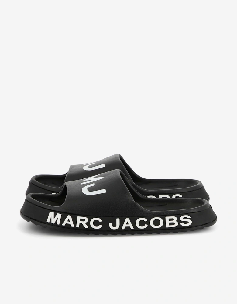 Kids Logo Sliders in Black