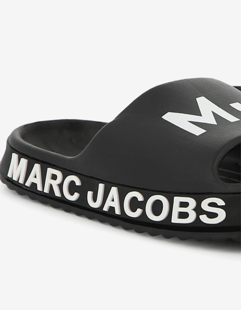 Kids Logo Sliders in Black
