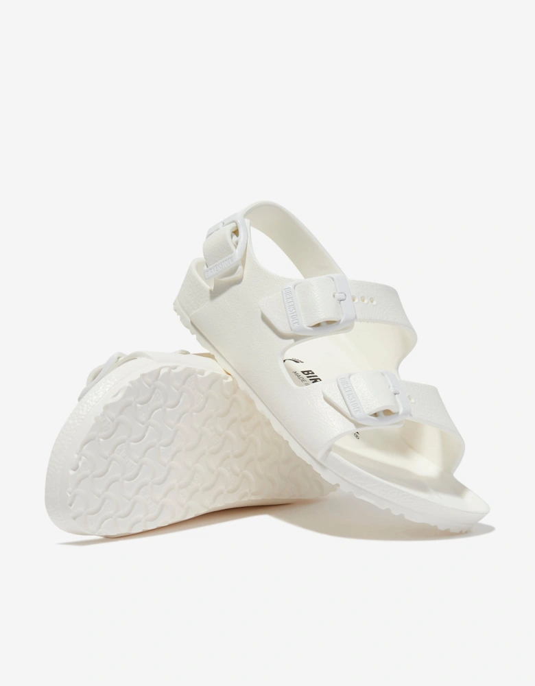 Kids Milano Eva Sandals in White