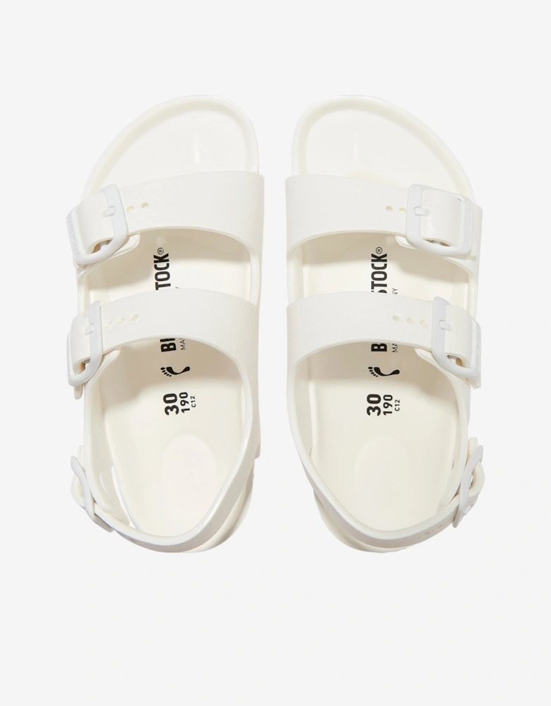 Kids Milano Eva Sandals in White