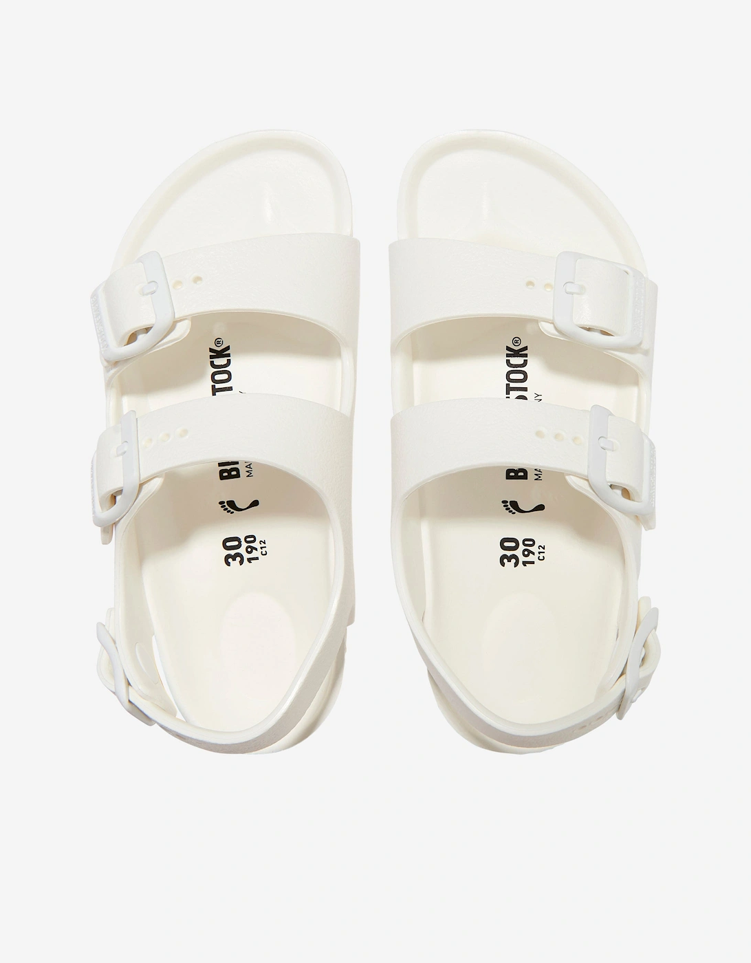 Kids Milano Eva Sandals in White
