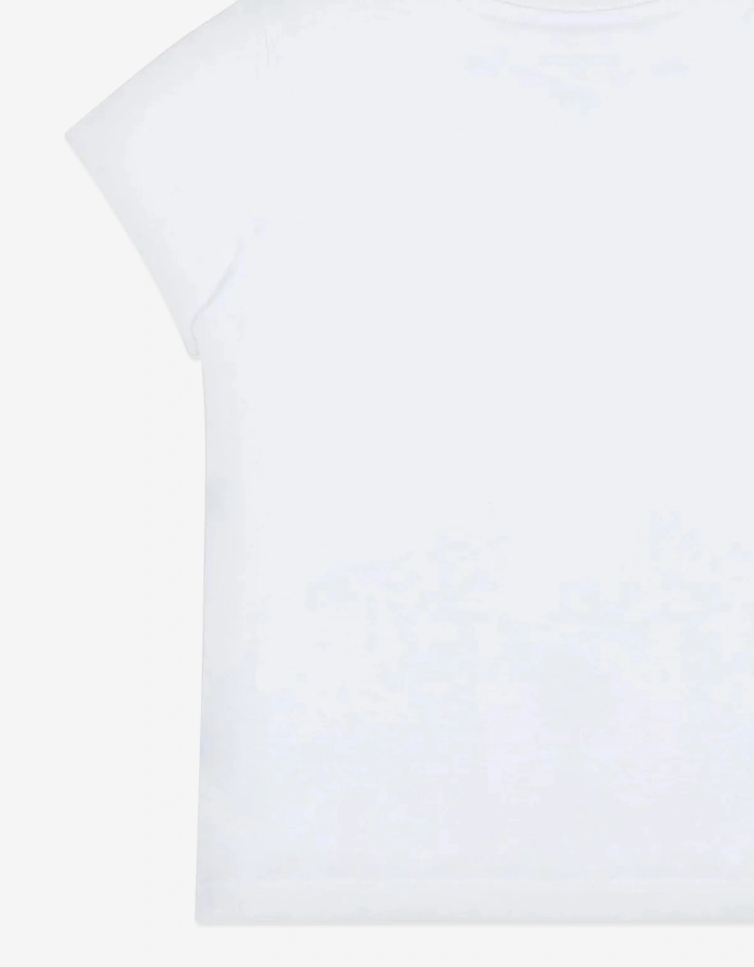 Girls Goose Print T-Shirt in White