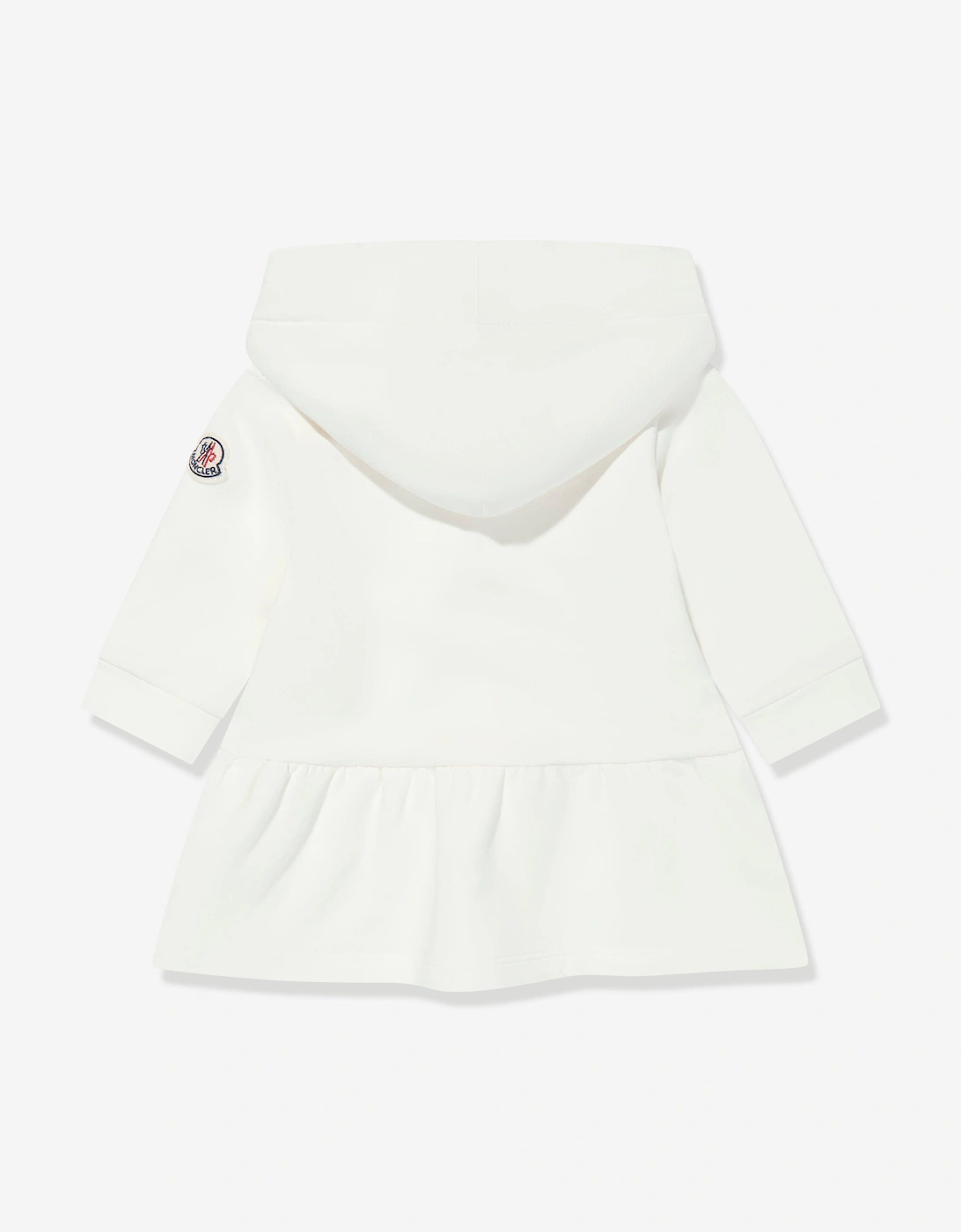 Enfant Baby Girls Hooded Sweater Dress in Ivory