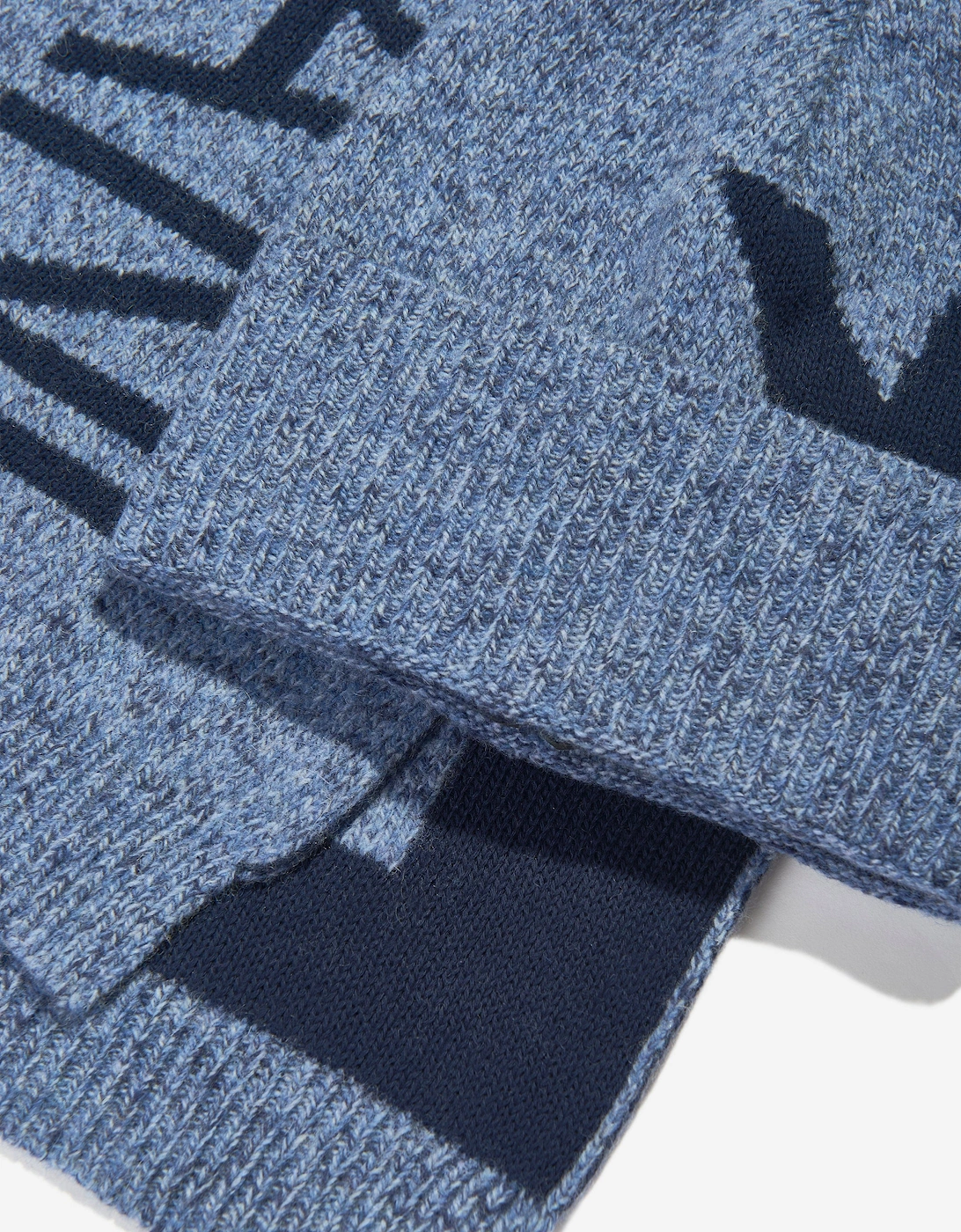Boys Knitetd Hat and Scarf Set in Blue