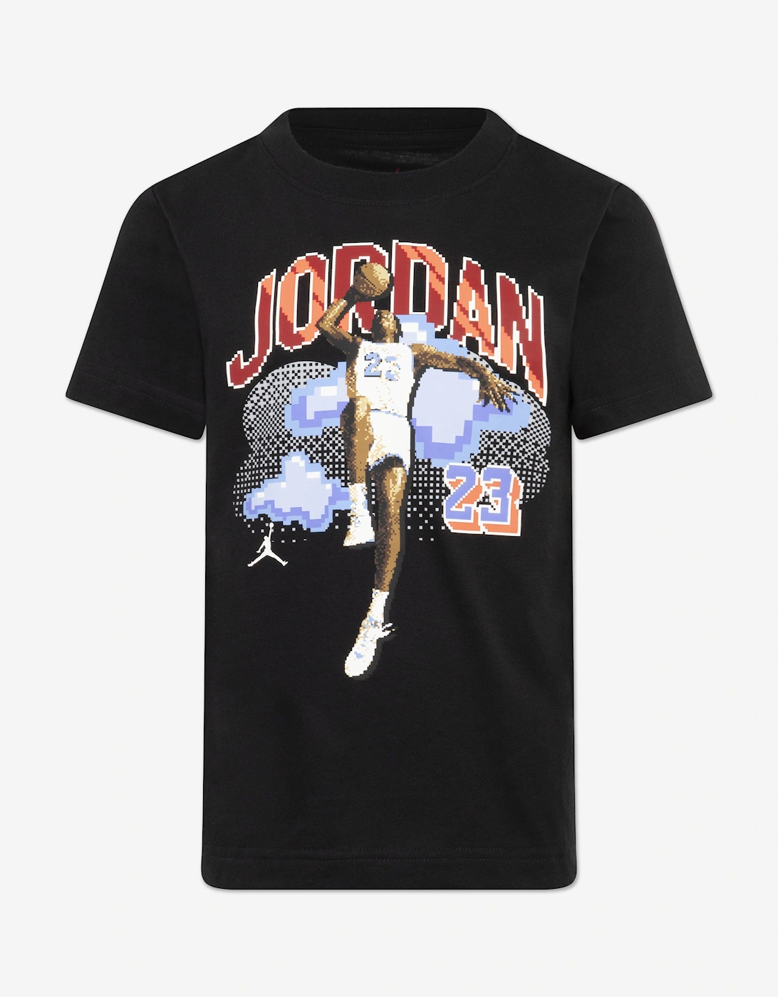 Boys Customised Air Digi T-Shirt in Black, 5 of 4