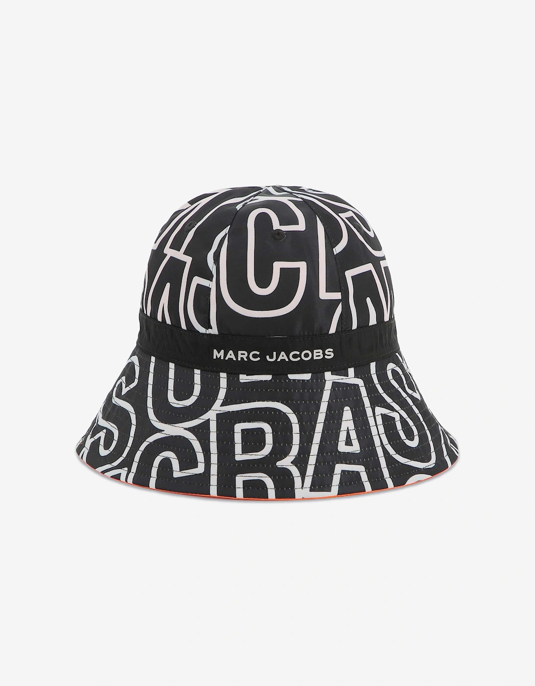 Kids Reversible Bucket Hat in Black