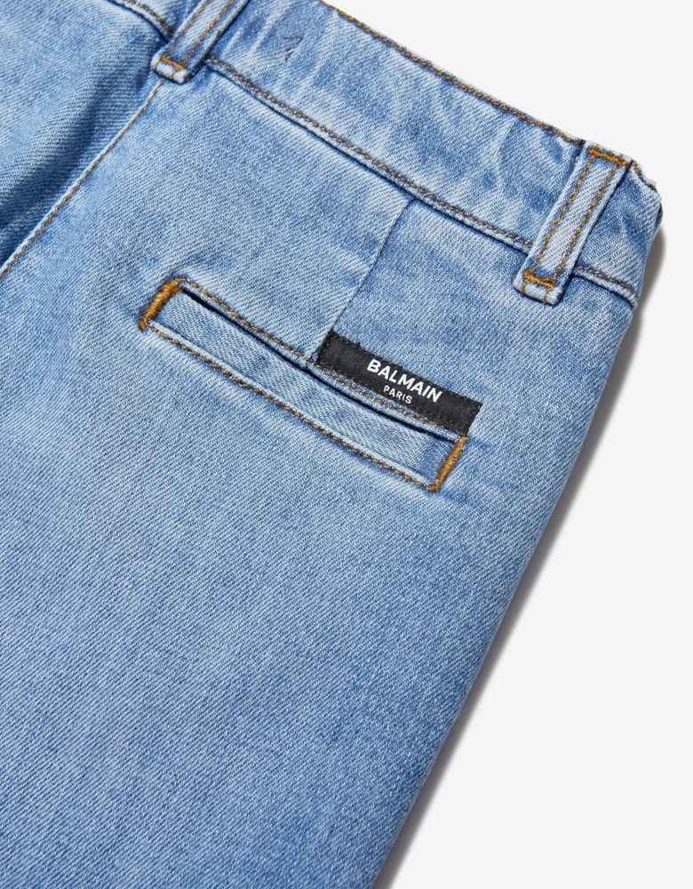 Boys Denim Shorts in Blue
