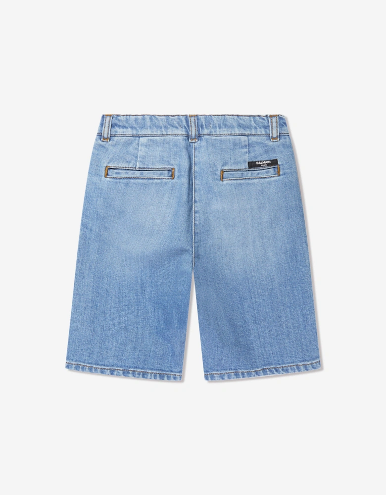 Boys Denim Shorts in Blue
