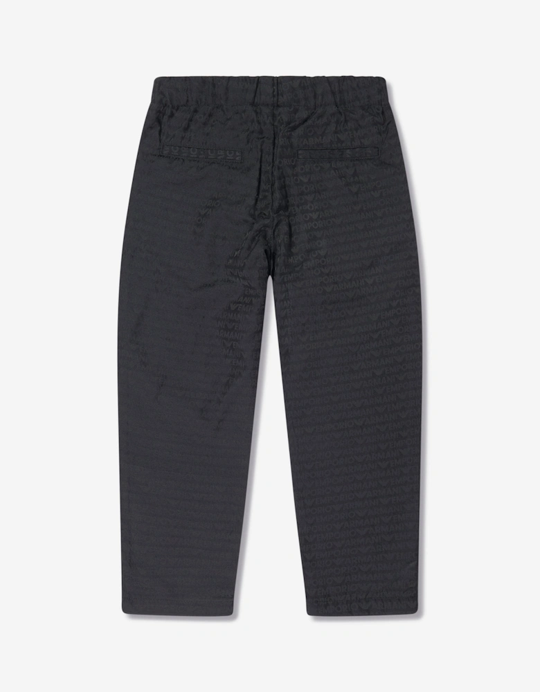Boys Branded Trousers in Navy