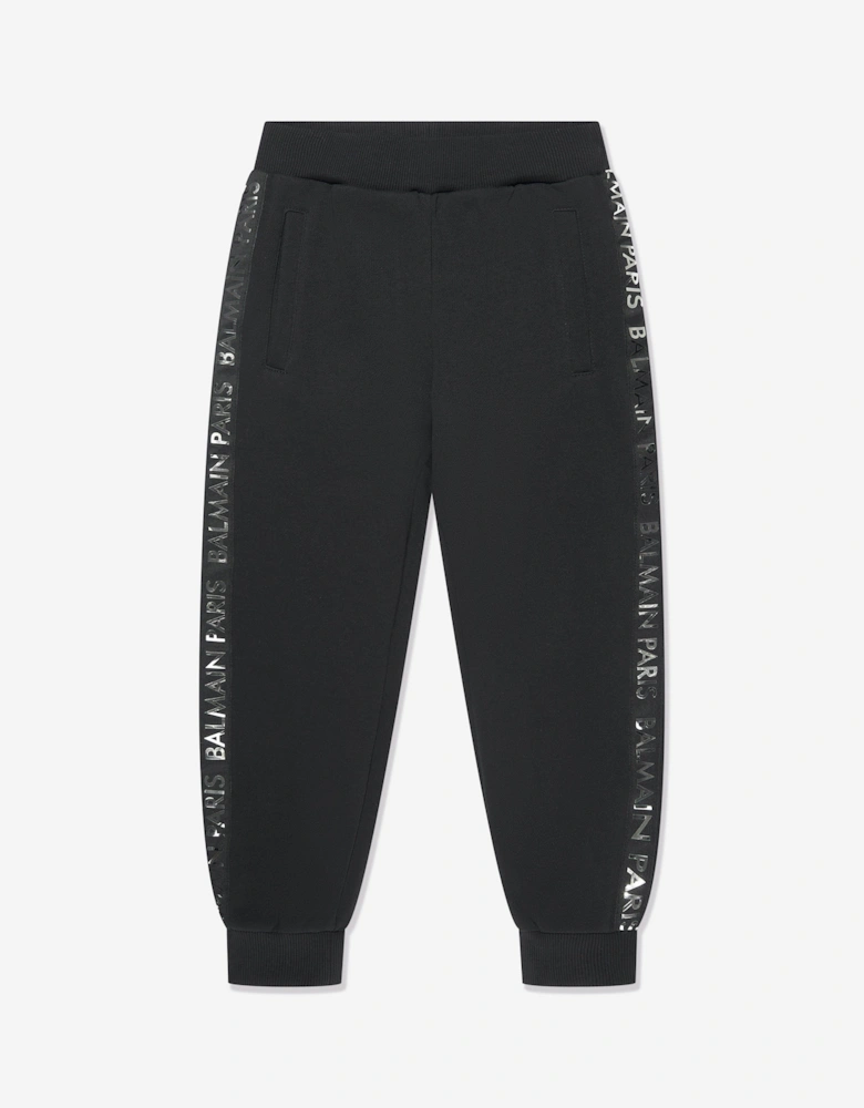 Boys Logo Joggers in Black