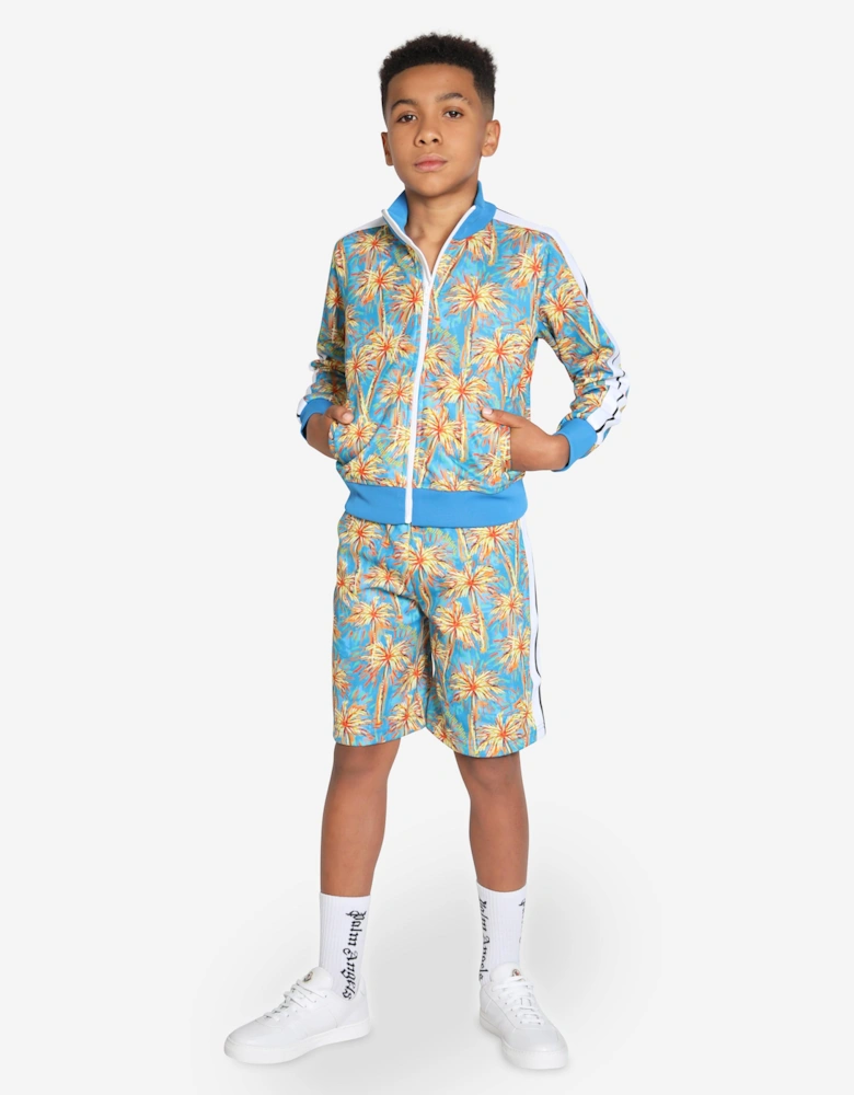 Boys PA Palms Track Jacket in Blue