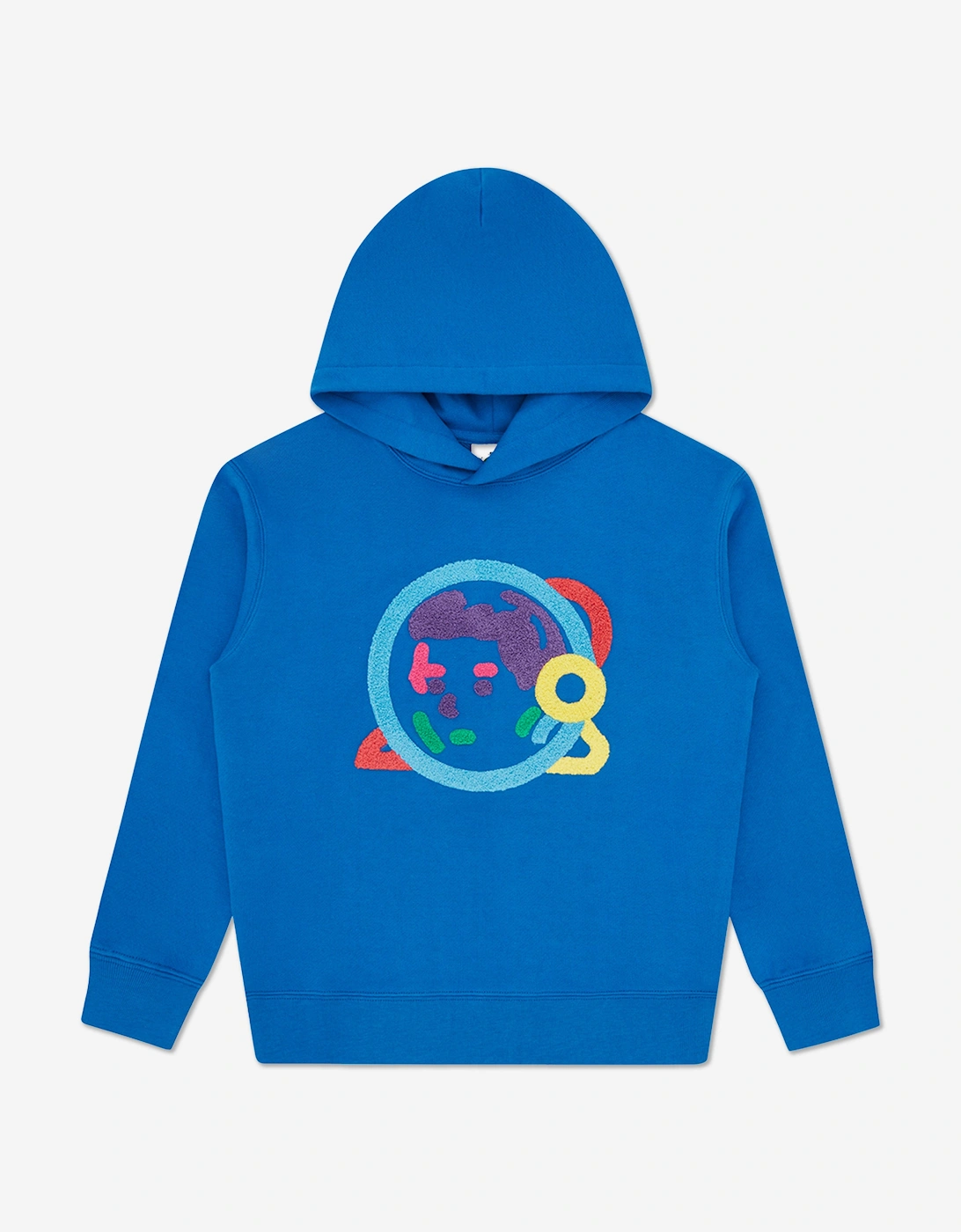 Boys Chainstitch Astro Popover Hood in Blue, 5 of 4