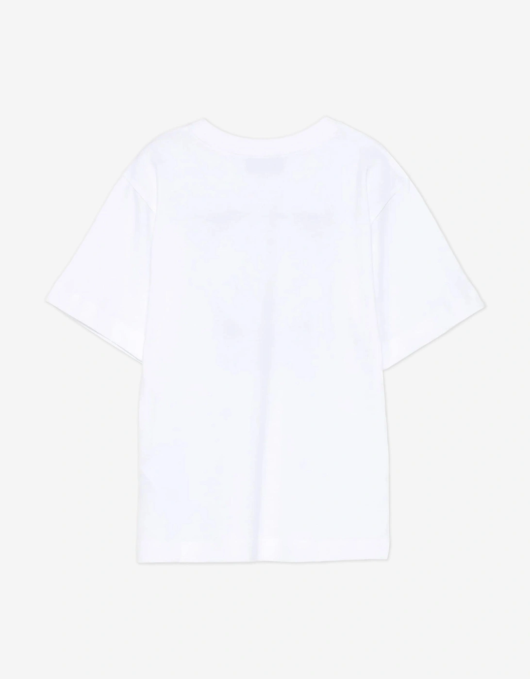 Kids Smiley Face Logo T-Shirt in White