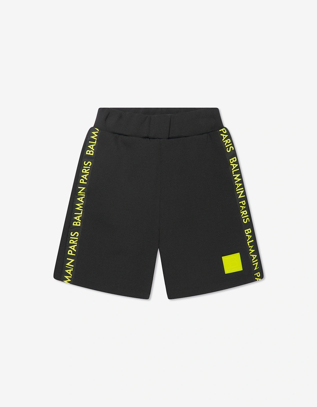 Boys Logo Jersey Shorts in Black, 6 of 5