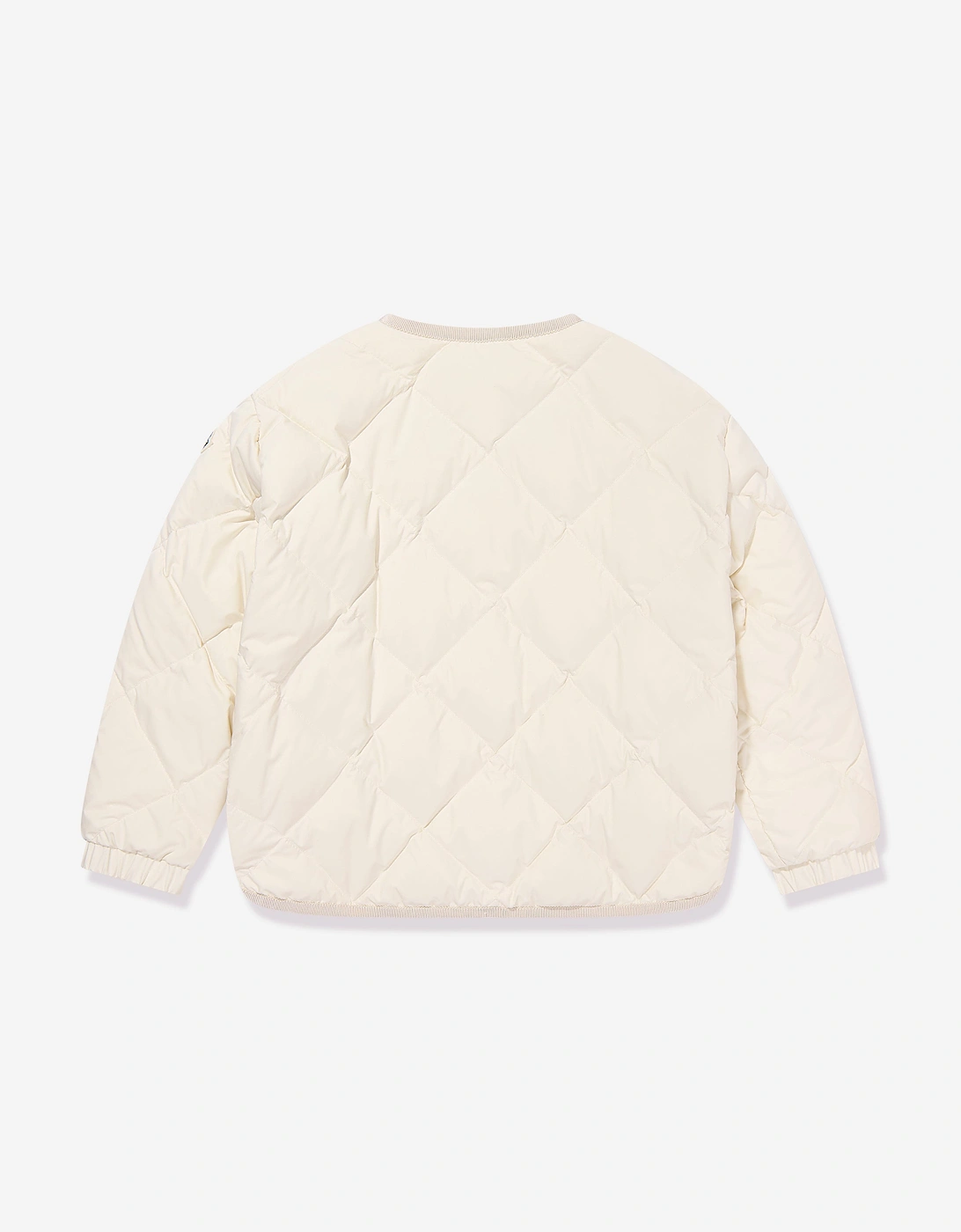 Enfant Girls Down Quilted Ursella Jacket in Ivory