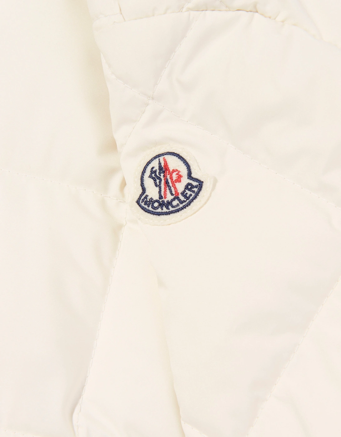 Enfant Girls Down Quilted Ursella Jacket in Ivory