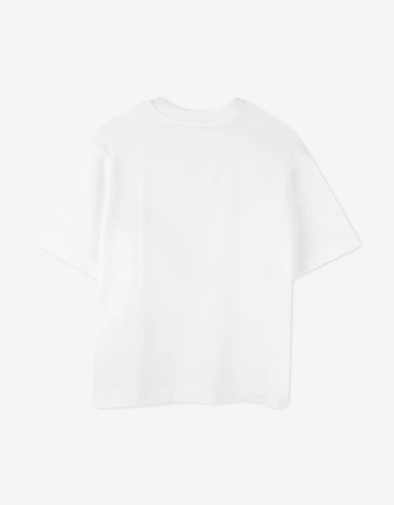 Boys Belt Bag Print T-Shirt in White