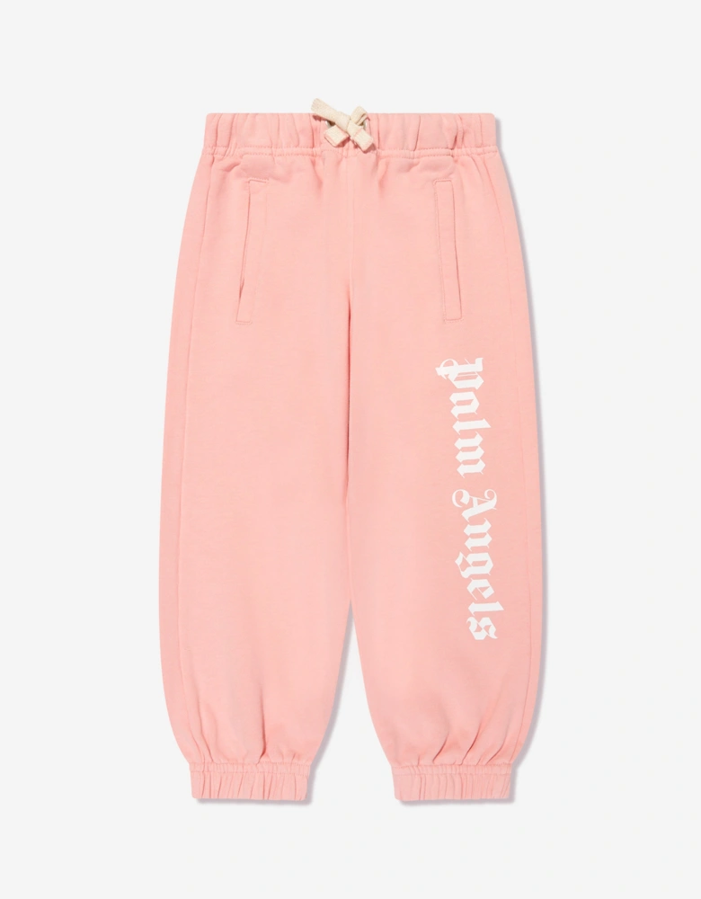 Girls Classic Overlogo Joggers in Pink