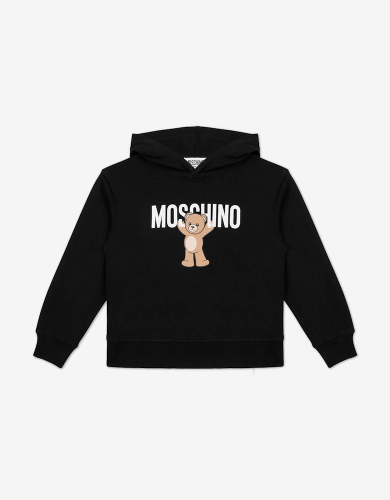 Kids Teddy Bear Logo Tracksuit in Black