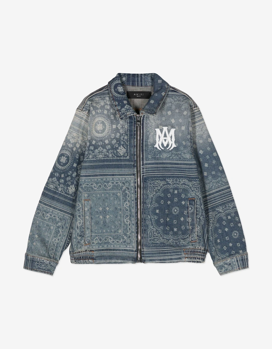Kids MA Bandana Zip Jacket in Blue