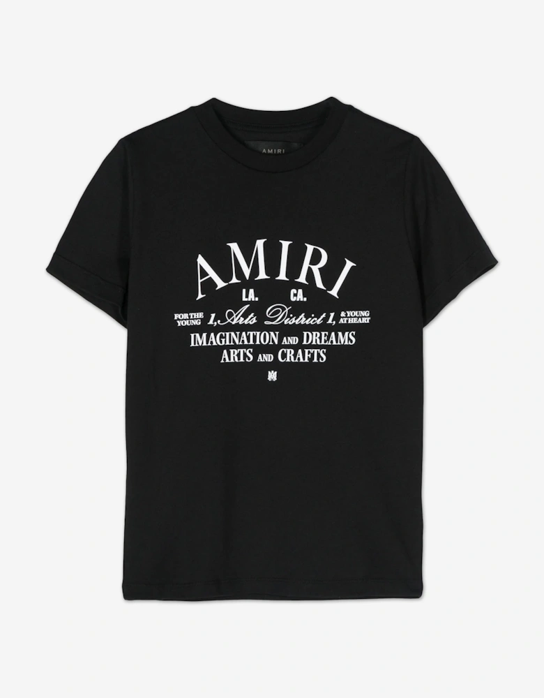 Kids Arts District T-Shirt in Black