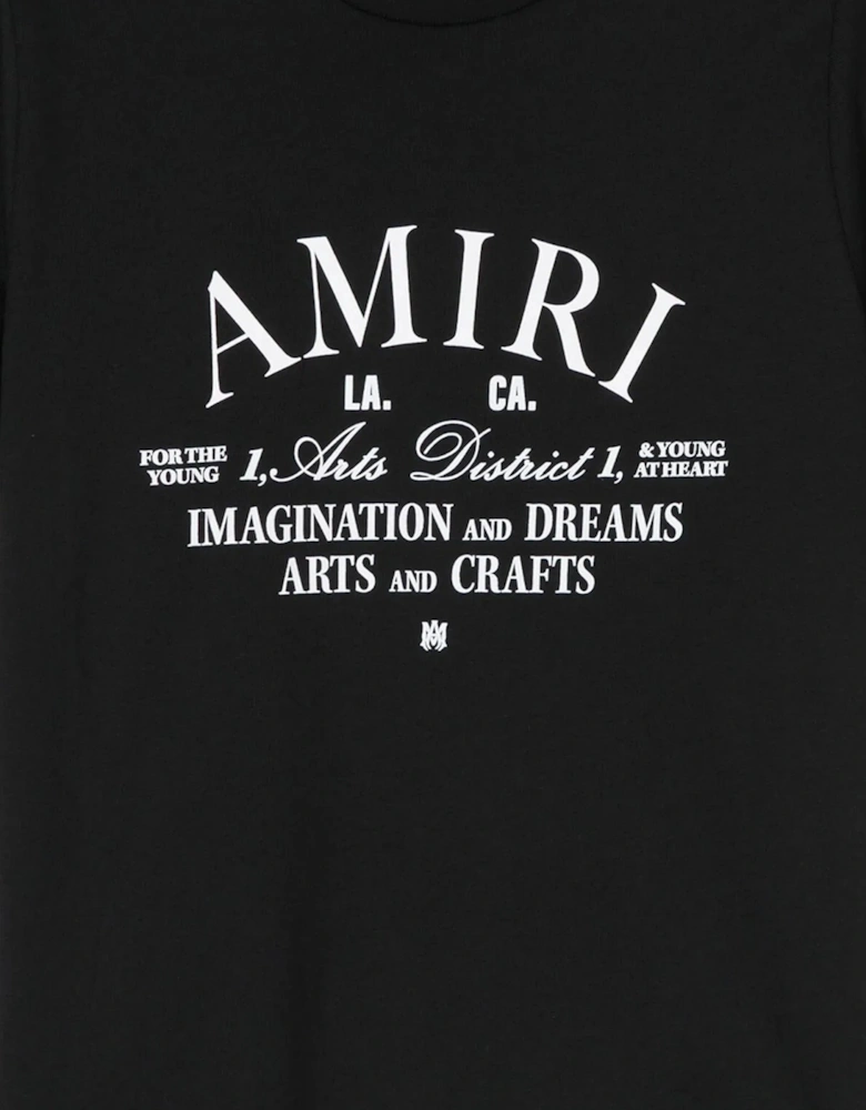 Kids Arts District T-Shirt in Black