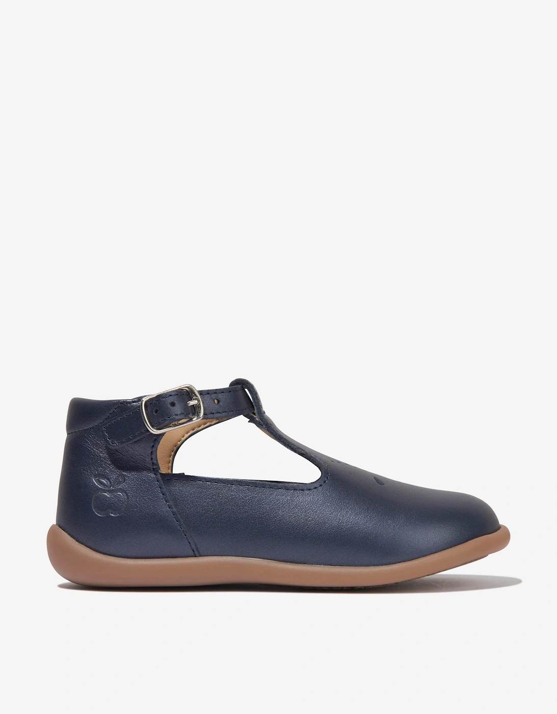 Pom D'Api Baby Boys Leather Stand-Up Salome Booties in Navy, 5 of 4