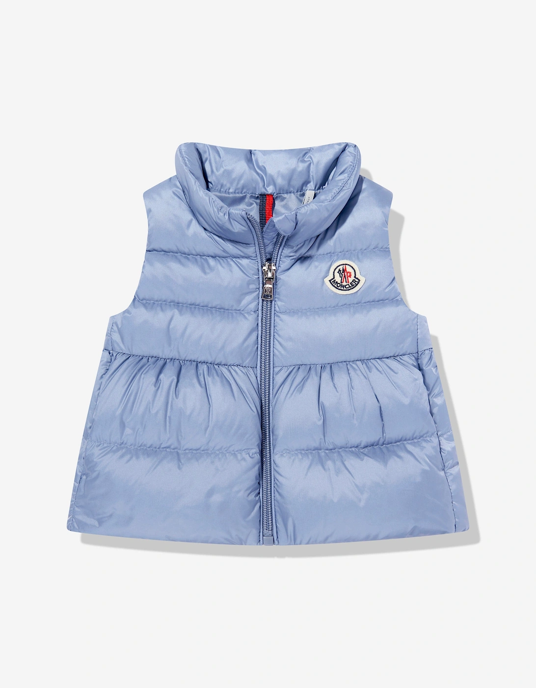 Baby Girls Hivette Down Padded Gilet in Blue, 5 of 4