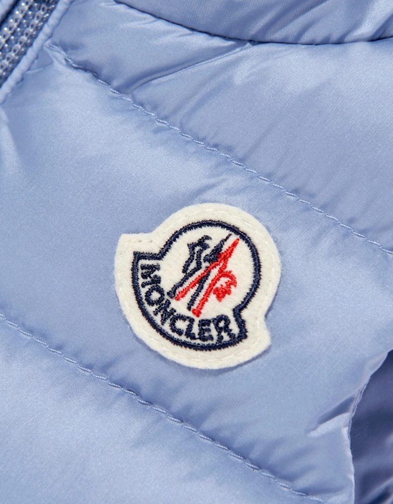 Baby Girls Hivette Down Padded Gilet in Blue