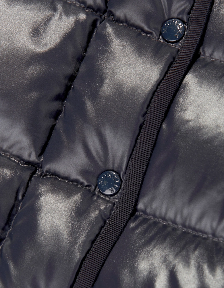 Enfant Girls Down Padded Selat Jacket in Navy