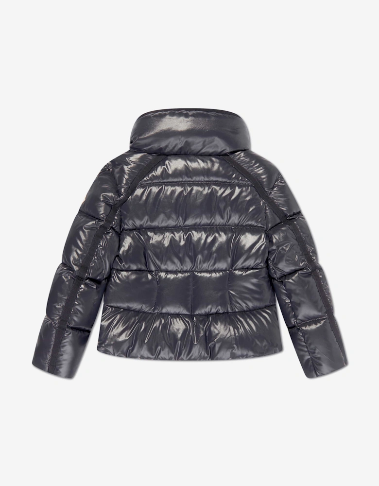 Enfant Girls Down Padded Selat Jacket in Navy