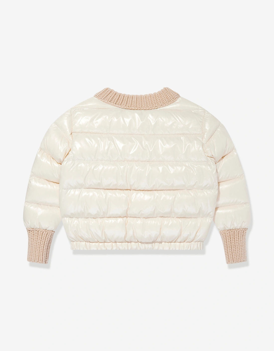 Enfant Girls Down Padded Arcelot Jacket in Ivory