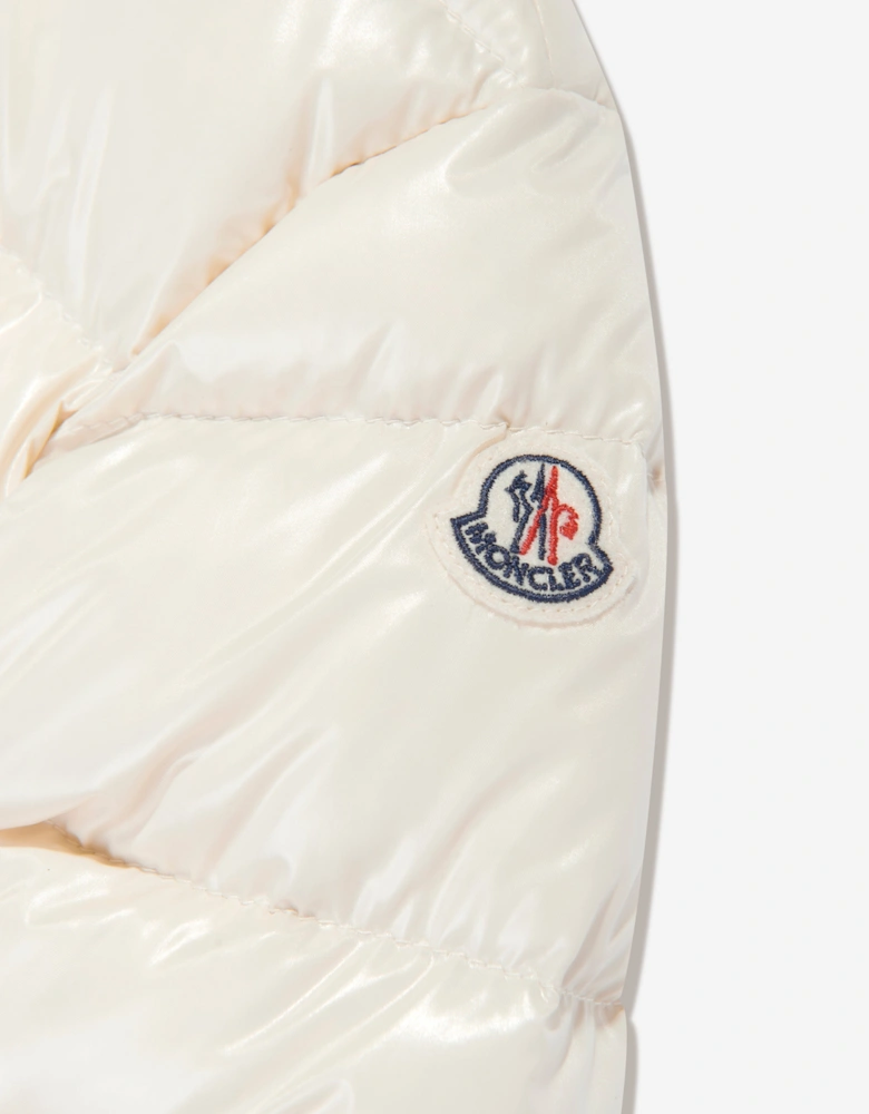 Enfant Girls Down Padded Arcelot Jacket in Ivory