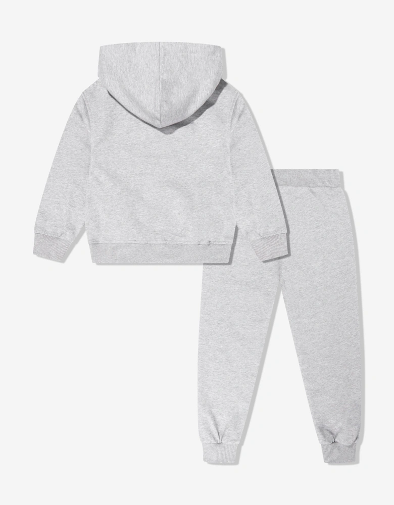 Kids Teddy Bear Logo Tracksuit in Grey