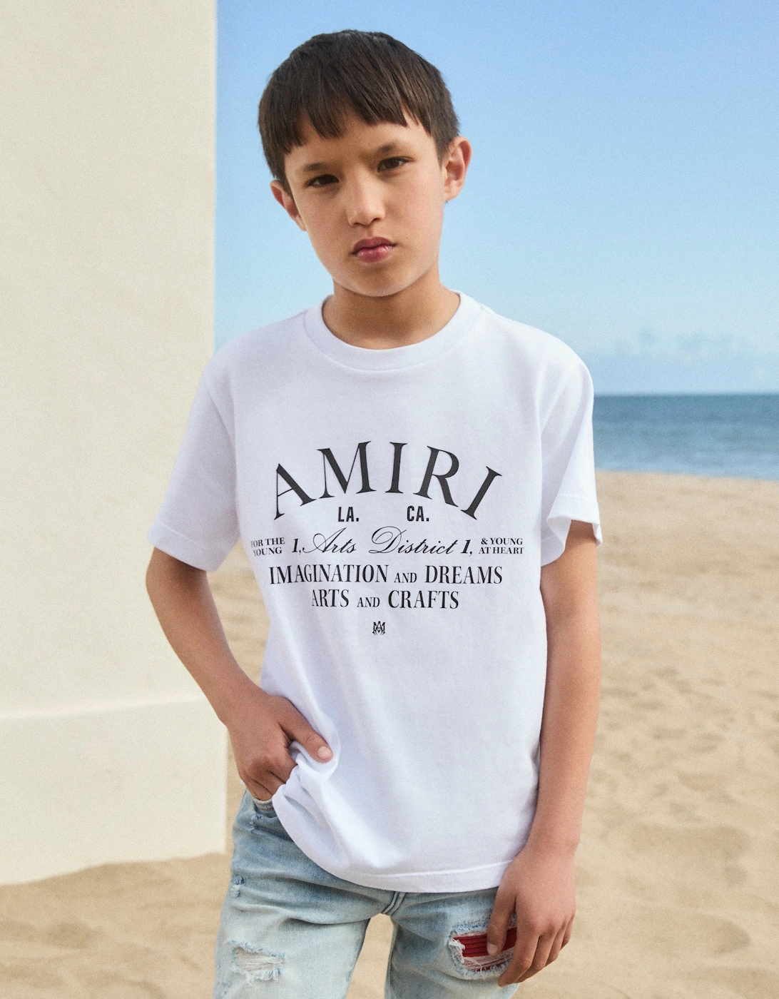 Kids Arts District T-Shirt in White