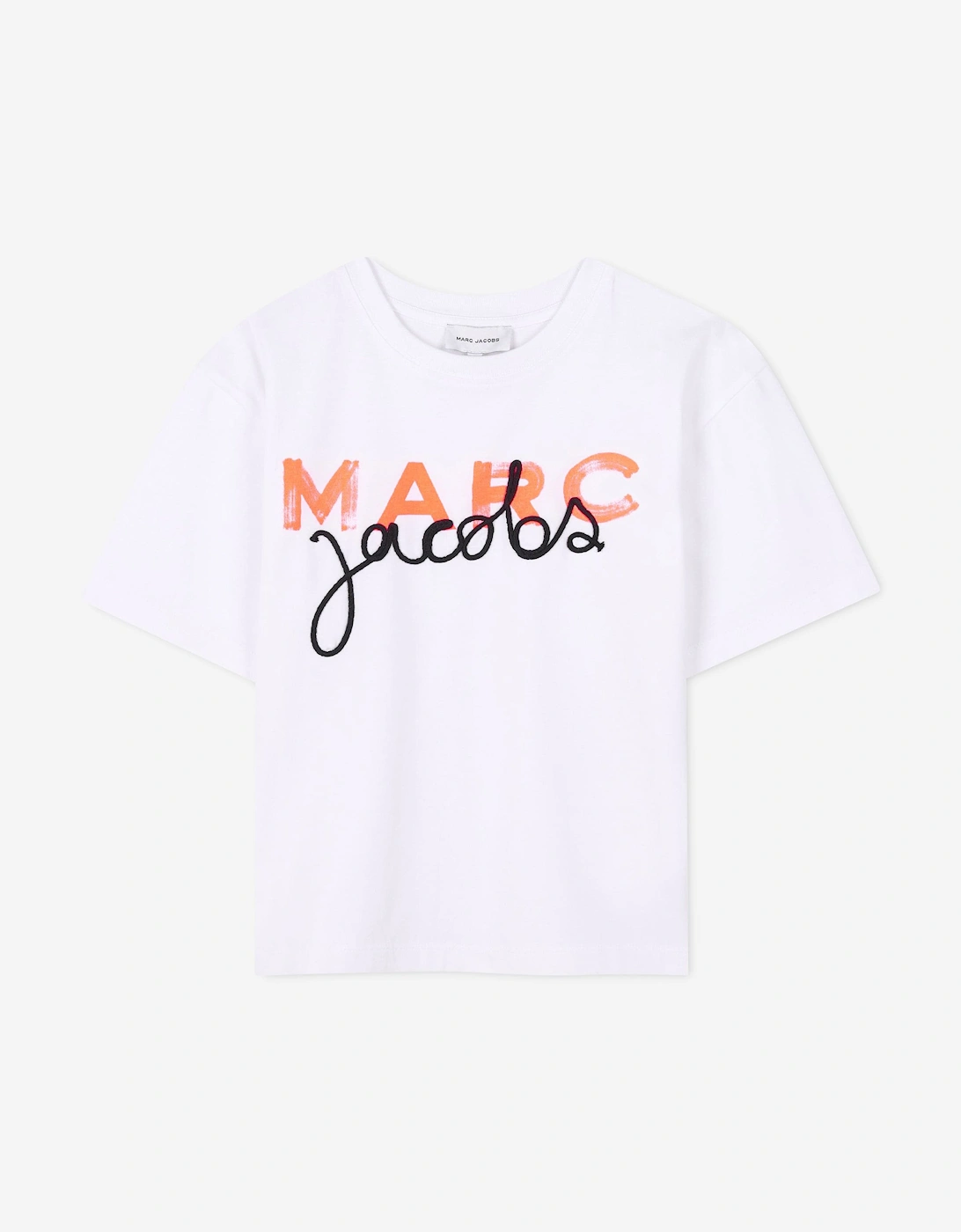 Boys Logo Print T-Shirt in White, 5 of 4